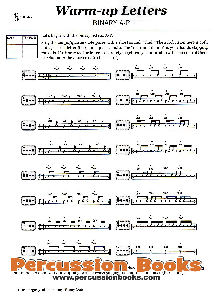 The Language of Drumming Book Sample1